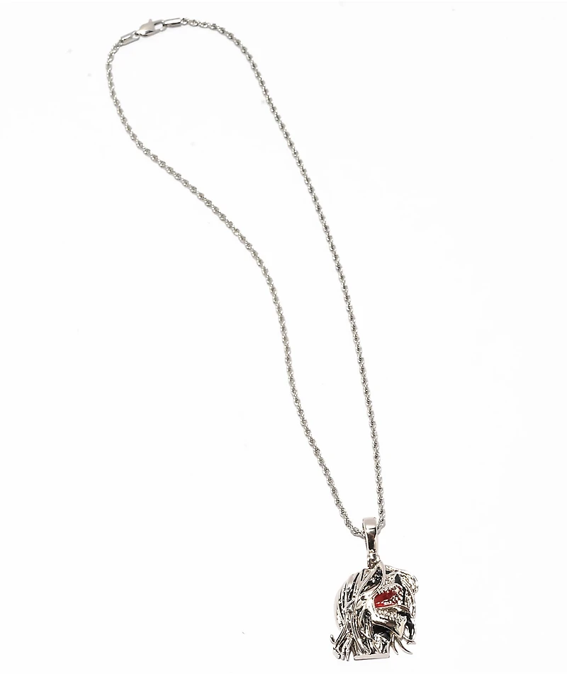 The Gold Gods x Attack On Titan Eren Roar 22" White Chain Necklace
