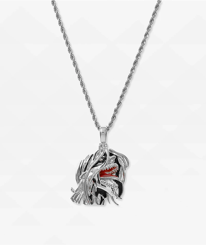 The Gold Gods x Attack On Titan Eren Roar 22" White Chain Necklace