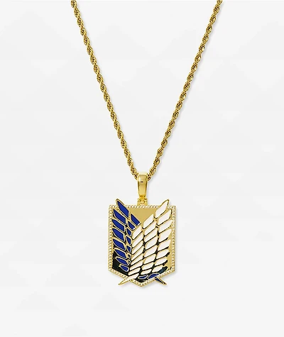 The Gold Gods x Attack On Titan Scout 22" Rope Chain Necklace