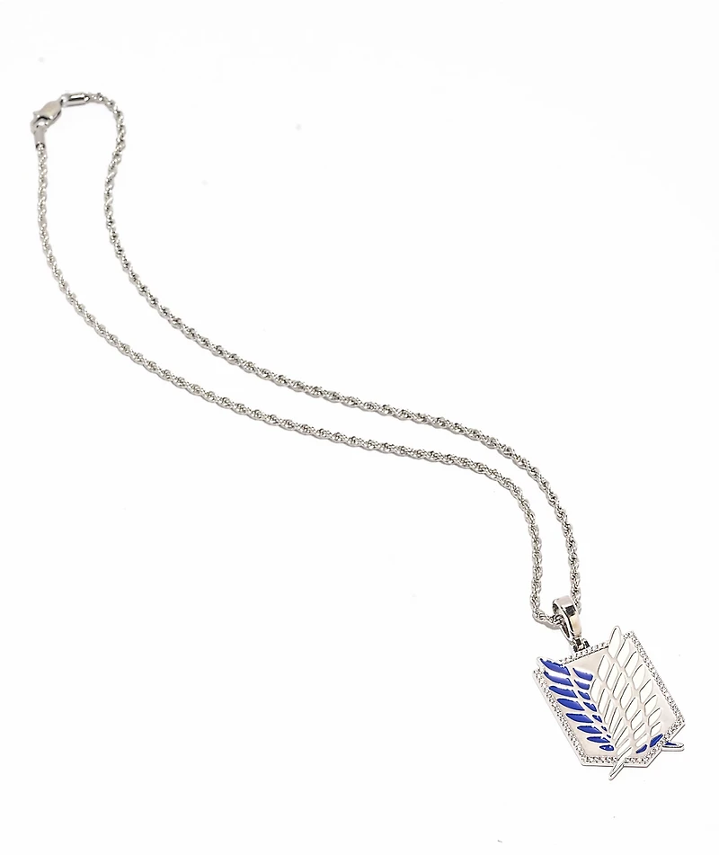 The Gold Gods x Attack On Titan Scout 22" White Gold Chain Necklace