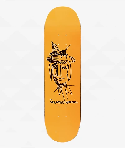 The Heated Wheel Grasshopper Guy 8.38" Skateboard Deck