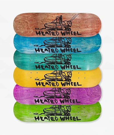 The Heated Wheel Grasshopper Guy 8.5" Skateboard Deck