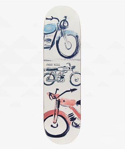 The Heated Wheel Jake Hill Motorbike 8.5" Skateboard Deck