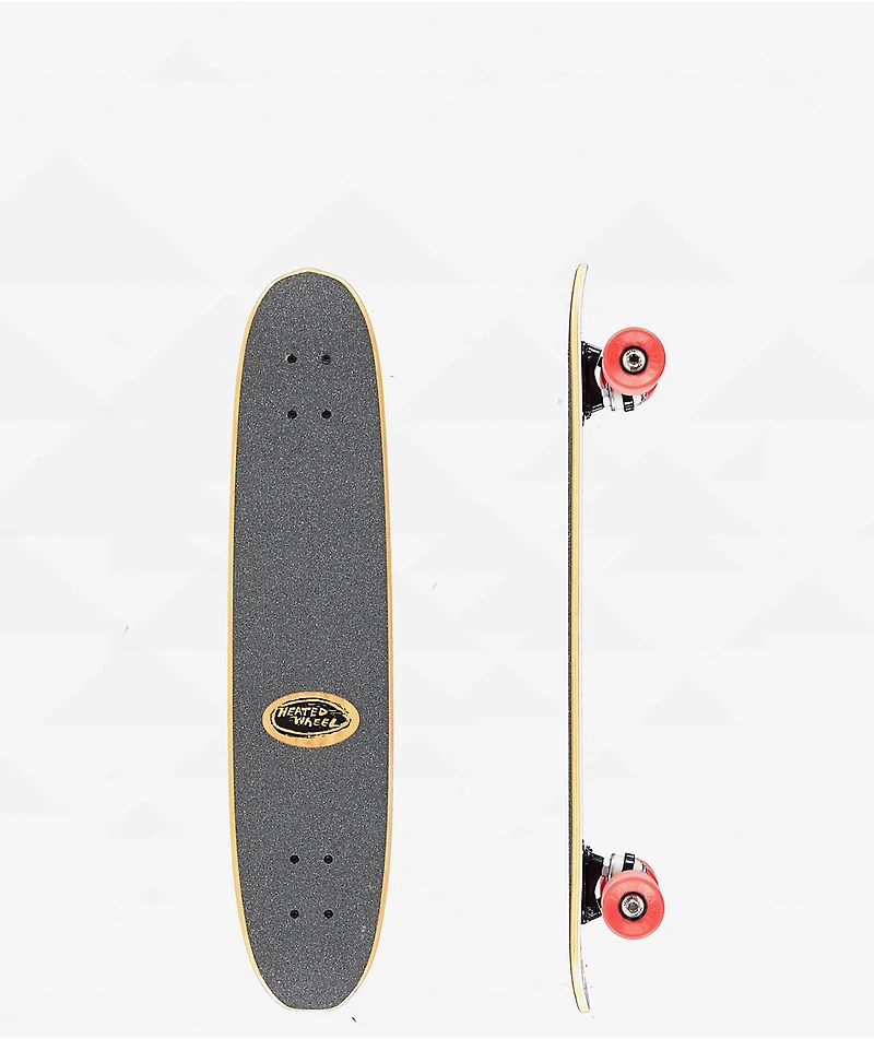 The Heated Wheel Kimono Polarizer 27.5" Cruiser Skateboard Complete
