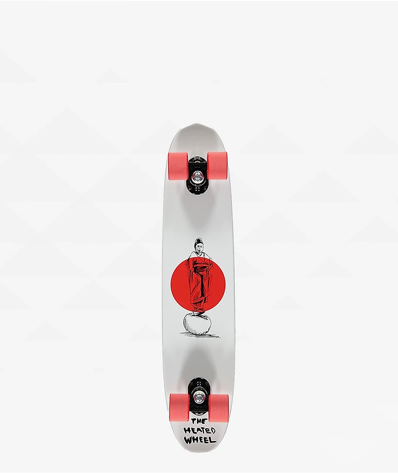 The Heated Wheel Kimono Polarizer 27.5" Cruiser Skateboard Complete