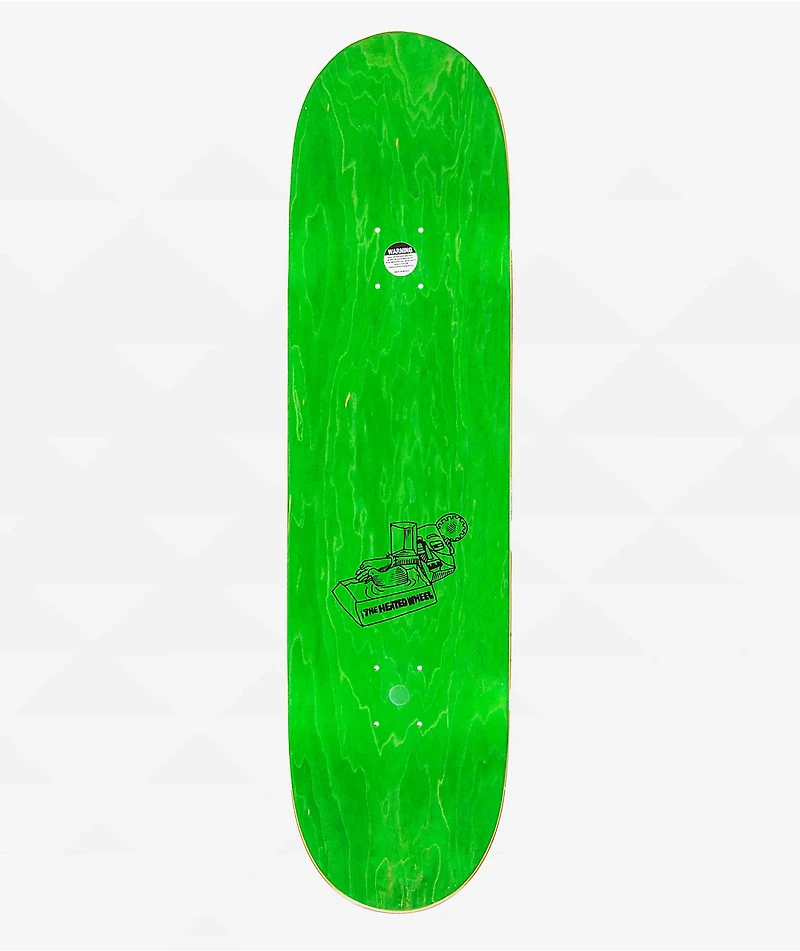 The Heated Wheel No Rider 8.5" Slick Skateboard Deck