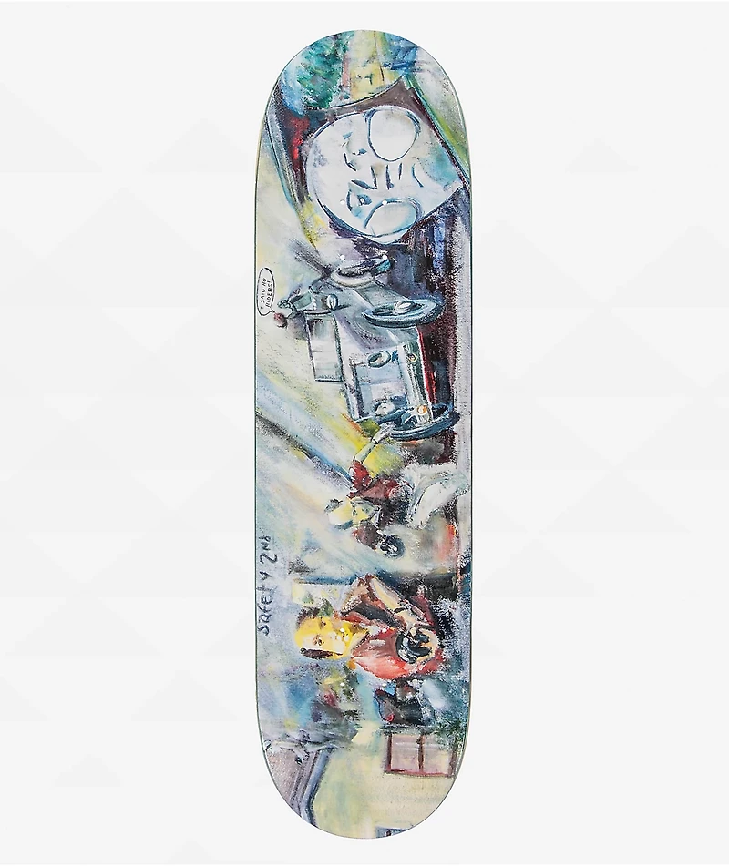 The Heated Wheel No Rider 8.5" Slick Skateboard Deck