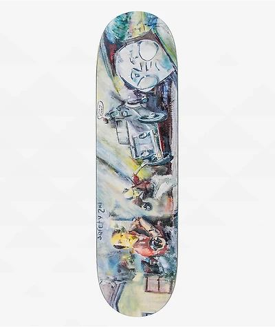 The Heated Wheel No Rider 8.5" Slick Skateboard Deck