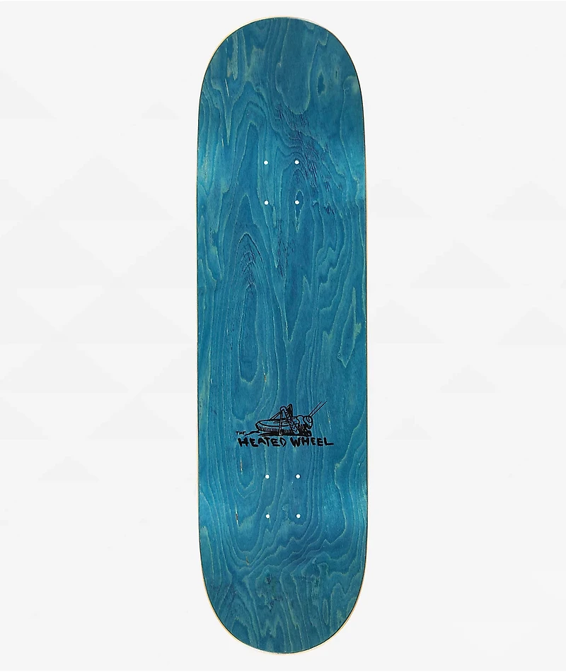 The Heated Wheel Position Open 9.0" Skateboard Deck