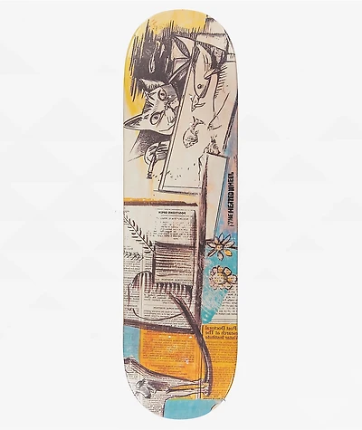 The Heated Wheel Position Open 9.0" Skateboard Deck