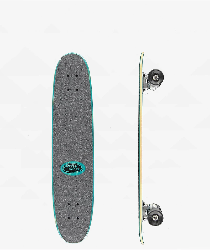 The Heated Wheel Queensland Polarizer 27.5" Cruiser Skateboard Complete
