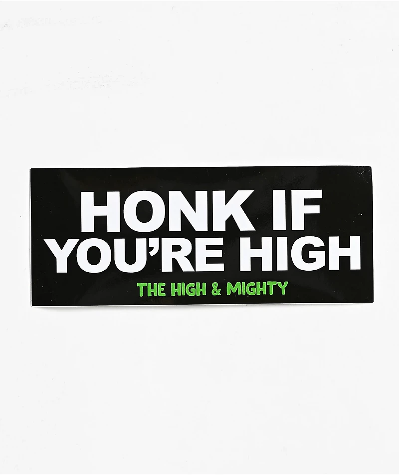 The High & Mighty Beep Beep Sticker