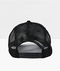 The High & Mighty Flowers Black Trucker Hat