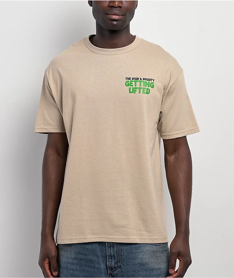 The High & Mighty Lifted Beige T-Shirt