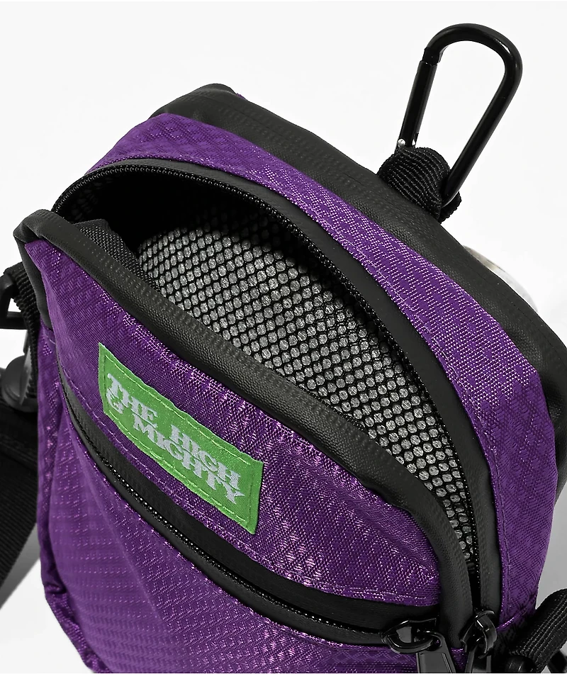 The High & Mighty Purple Smell Proof Quarter Bag