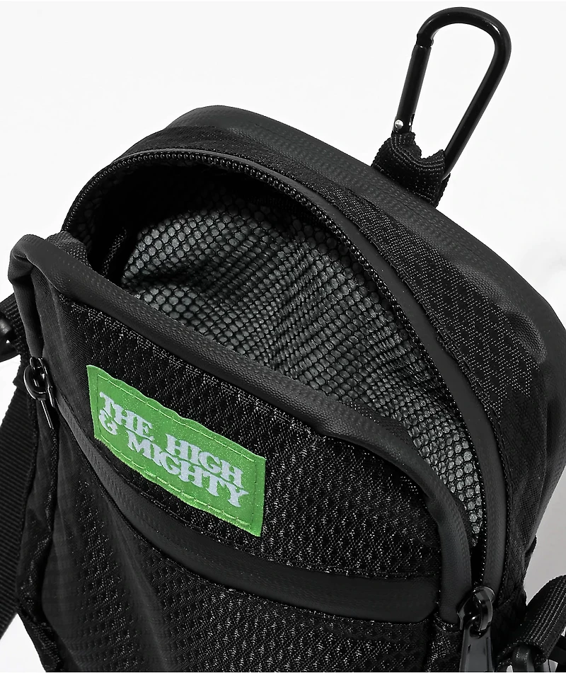 The High & Mighty Quarter Black Smell Proof Crossbody Bag