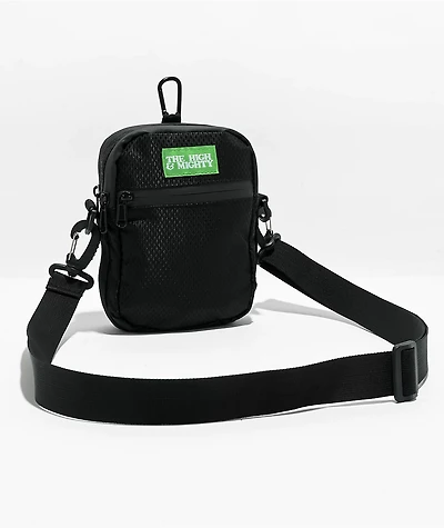 The High & Mighty Quarter Black Smell Proof Crossbody Bag