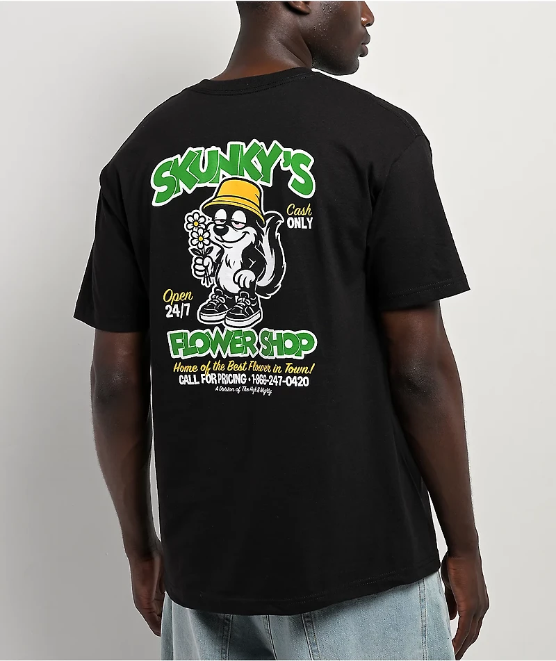 The High & Mighty Smell The Flower Black T-Shirt