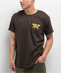 The High & Mighty Plug Brown T-Shirt
