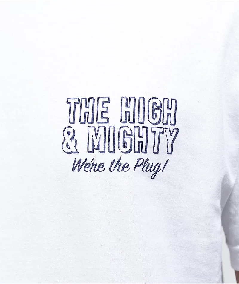 The High & Mighty We're Plug White T-Shirt