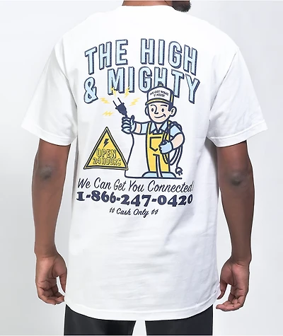 The High & Mighty We're Plug White T-Shirt