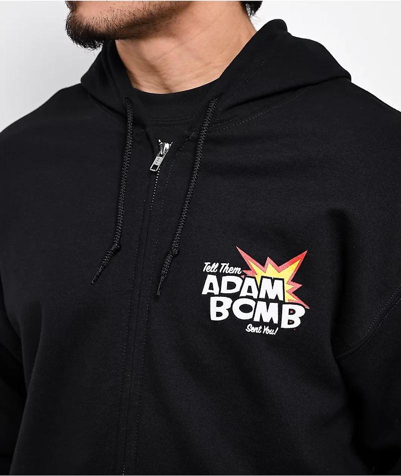 The High & Mighty x Adam Bomb Buds Black Zip Hoodie
