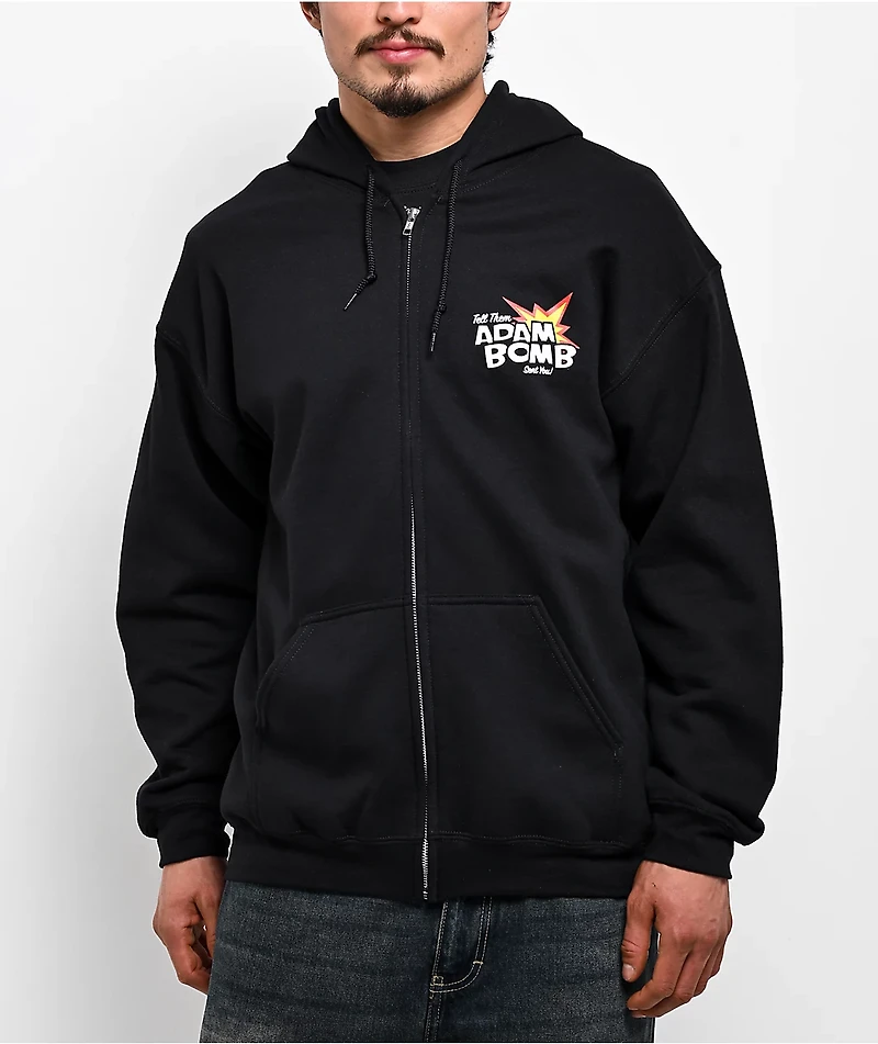 The High & Mighty x Adam Bomb Buds Black Zip Hoodie
