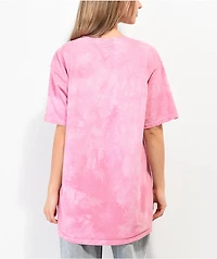 The Mountain Awesome Unicorn Pink Tie Dye T-Shirt