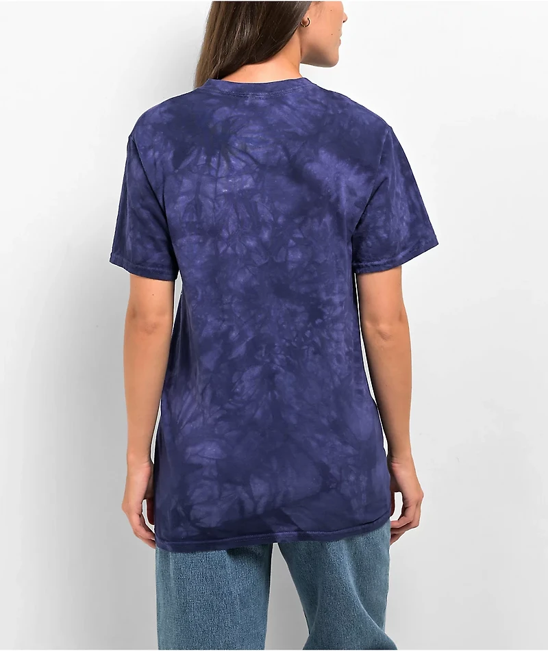 The Mountain Find 10 Wolves Blue Tie Die T-Shirt