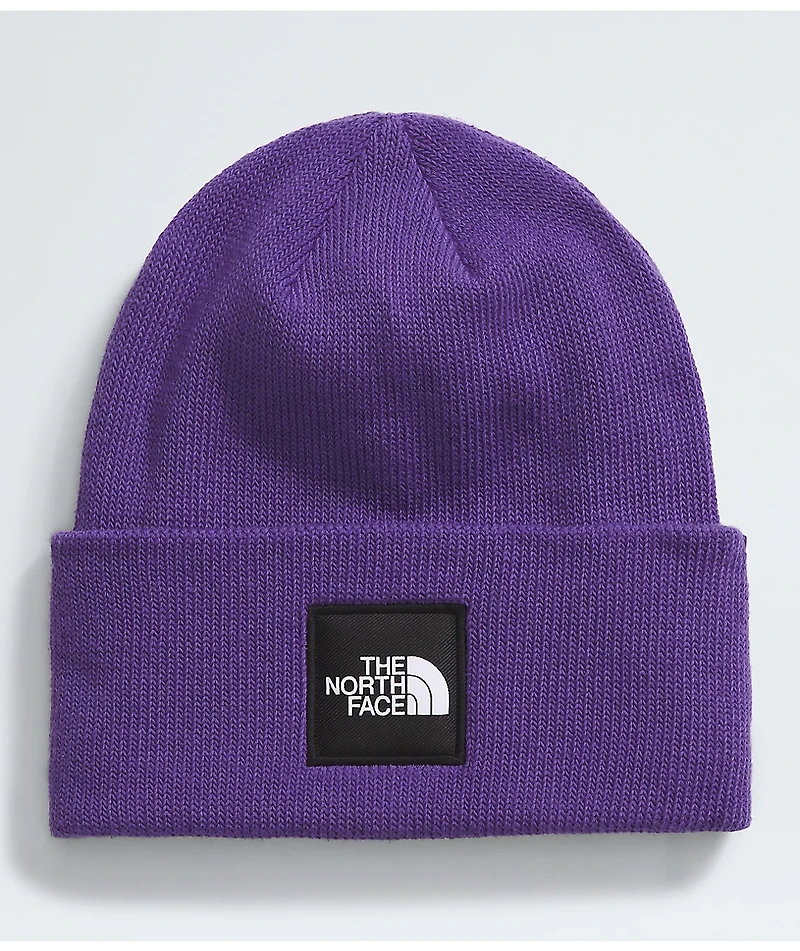 The North Face Big Box Peak Purple Beanie