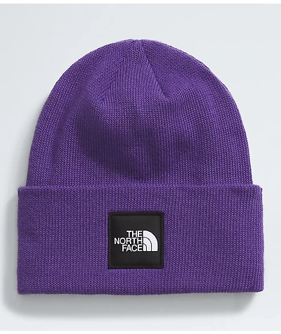 The North Face Big Box Peak Purple Beanie