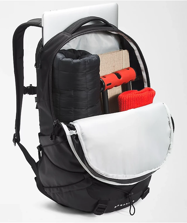 north face backpack splotches black and white The Borealis Commuter Laptop - Water Repellent, Laptop Sleeve, Large Main Compartment, TNF U Borealis Patch/TNF White, One Size The North Face Jester Backpack is great for travel The North Face Jester Backpack