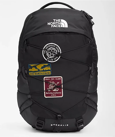 The North Face Borealis Black Patch Backpack
