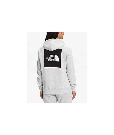 The North Face Box NSE Light Heather Grey & Black Hoodie