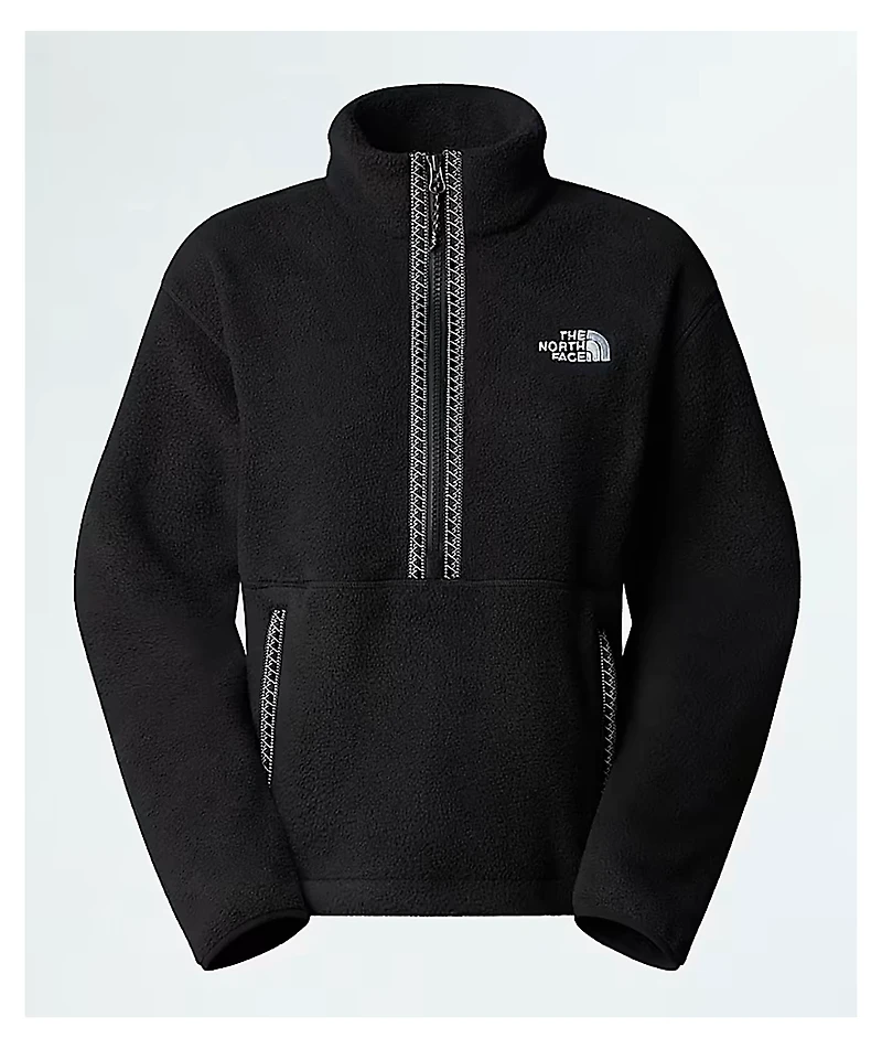 The North Face Fleeski Black Half Zip Jacket