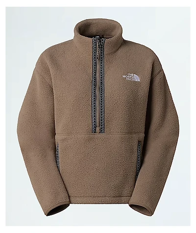 The North Face Fleeski Mocha Half Zip Jacket