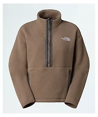 The North Face Fleeski Mocha Half Zip Jacket