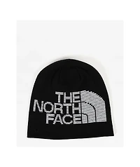 The North Face Highline Black & White Reversible Skully Beanie