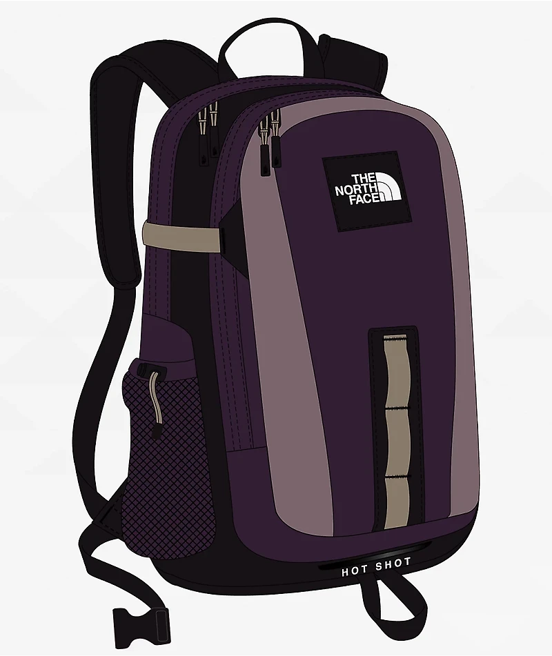 The North Face Hot Shot SE Endless Dusk & Stone Slab Backpack