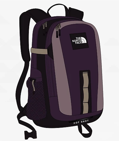 The North Face Hot Shot SE Endless Dusk & Stone Slab Backpack