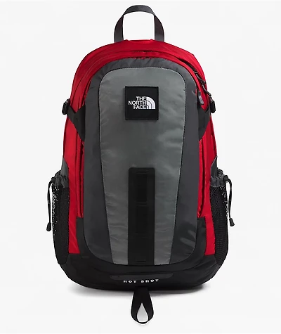 The North Face Hot Shot SE Red & Zinc Backpack