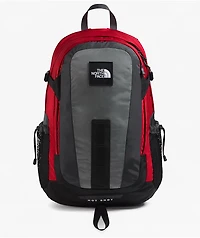 The North Face Hot Shot SE Red & Zinc Backpack