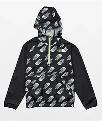 The North Face Kids Printed Packable Black Jacket