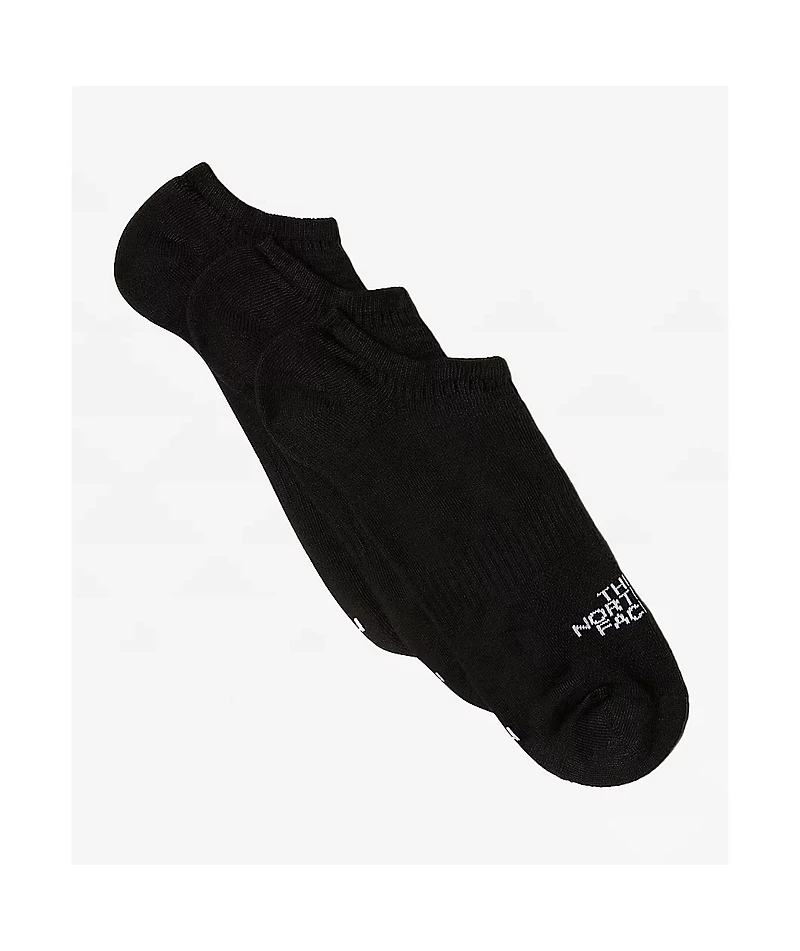The North Face Multisport Black 3 Pack No Show Socks
