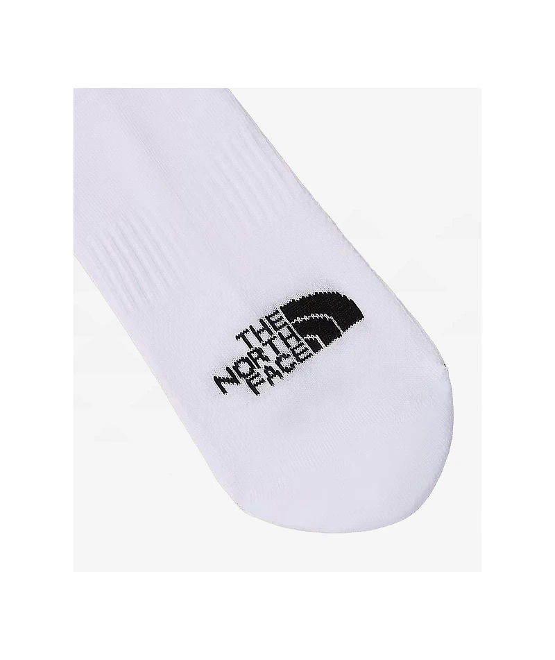 The North Face Multisport White 3 Pack No Show Socks