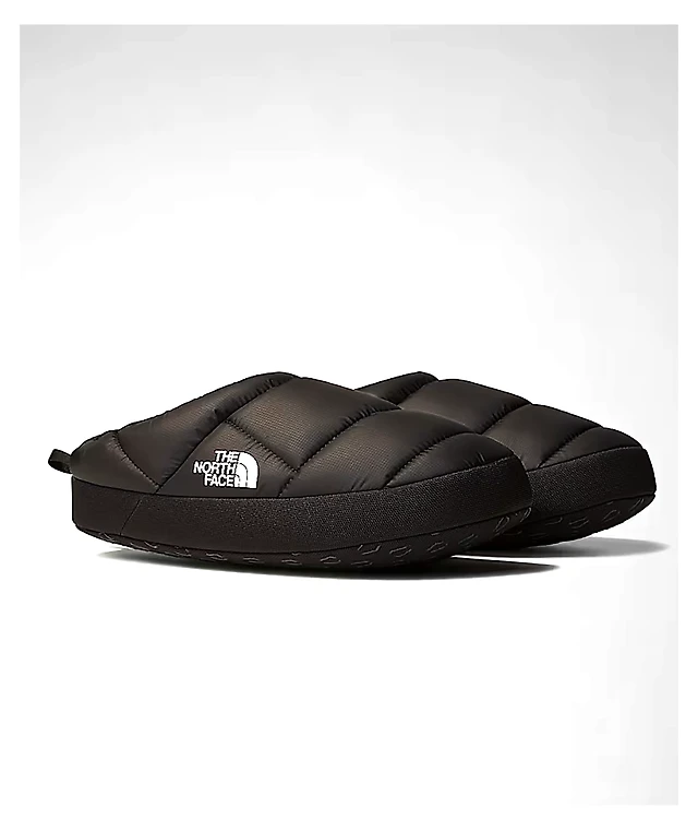 The North Face Thermoball Pink Black Tract Mule Slippers at