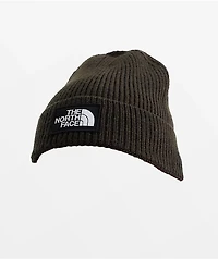 The North Face TNF Logo Box Dark Chestnut Beanie