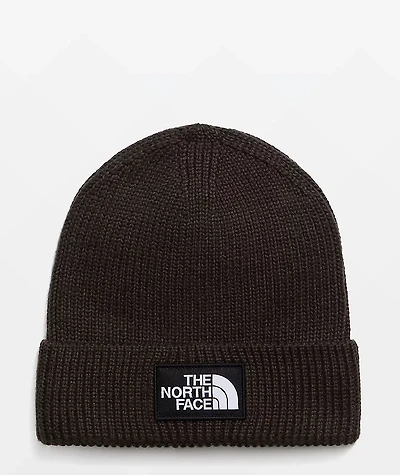 The North Face TNF Logo Box Dark Chestnut Beanie