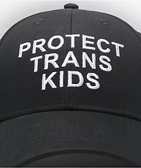 The Phluid Project Protect Trans Kids Black Strapback Hat