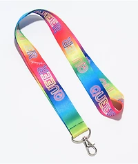 The Phluid Project Queer Rainbow Tie Dye Lanyard